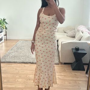 No Label Realisation par dupe - yellow floral maxi